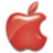 苹果标志红色 Apple Logo Red